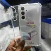 Adequado para Samsung S24 ULTRA quatro cantos anti-queda A55 capa de celular A54 airbag 1,5 mm de espessura TPU capa macia