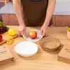 Papel Especial para Air Fryer Papel Absorvente de Óleo Grau Alimentício Silicone para Assar Papel Óleo Pad de Silicone para Forno Suporte de Papel Bandeja de Papel à Prova de Óleo
