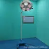 Lâmpada halógena sem sombra integral cinco furos lâmpada cirúrgica vertical fonte de luz fria foco ajustável lâmpada sem sombra quatro furos lâmpada lâmpada de inspeção