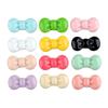 Moño de corbata redondo accesorios de resina pegamento crema accesorios para funda de teléfono diy pinza lateral tocado paquete de material pinza BB