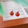 Nuevos Pendientes de Joyería, Zapatos de Tacón Alto, Pendientes de Calcedonia Verde Natural Imitación, Nuevo Estilo Chino, Lujo Ligero para Mujeres, En Stock
