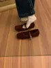 Zapatos Mary Jane Rojos de Lana Cuadrados con Correa y Hebilla para Mujer, Planos Cómodos Suaves con Forro de Felpa, Suela Cálida, Zapatos de Ballet de Algodón