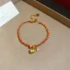Pulsera Colgante de Caballo con Cuentas de Ágata para el Año del Caballo, Pulsera Versátil Estilo Chino Retro Nuevo, Exquisito Accesorio de Mano de Alta Gama para Mujer