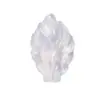 Colgante de Zorro de Calcedonia Blanca Transparente Hielo Natural Ágata Verde Zorro de Nueve Colas Flor de Durazno Colgante de Jade DIY Collar Multicolor