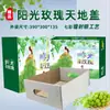 Caja de Empaque Caja de Uva Rosa Sol Caja Vacía de Fruta Caja de Empaque de Uva Verde Qingwang Caja de Regalo Lista para Usar Se Puede Personalizar