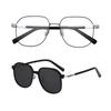 TP1103 gafas de sol gafas montura completa moda gafas para miopía clip magnético doble propósito parasol conducción gafas de sol polarizadas