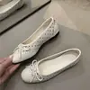 Primeiro Encontro com os Sapatos Planos de Bolinhas Estilo Ballet da Estação para Mulheres, Novos Modelos Primavera e Verão 2026, Perfeitos para Combinar com Saias, Sapatos Mary Jane, Mocassins