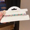 Pulsera de Zirconia Dopamina Super Brillante, Lujo Ligero, Gama Alta, Pulsera Elegante, Exquisita y Versátil, Joyería de Mano a la Moda, Diseño para Mujeres