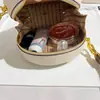 Bolsa Redonda Pequeña Bordada Linda para Dropshipping 2023 Más Vendida de Hombro Único Cruzada para Mujer al por Mayor Moda Versátil