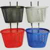Cesta de bicicleta pequeña, plegable, delantera, de plástico, para colgar con gancho, cesta para verduras