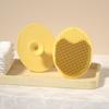 Escova de Banho de Silicone Escova de Banho Escova de Rosto Redonda Limpeza de Bebê Escova Macia Massagem Bebê Shampoo Artefato