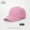 Chapéu Lavado, Boné de Beisebol Desgastado, Venda Pequena em Lote, Logo Personalizado Bordado, Boné Publicitário de Cor Pura, Boné de Time