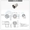 Eje Rotatorio Mini Amortiguación 360 Grados Bisagra Giratoria para Teléfono Móvil Instrumento Parada Libremente Arbitrariamente