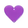 Estrella acrílica de cinco puntas de colores DIY moño de amor aretes para niña accesorio de llavero joyería al por mayor