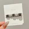 Presilhas de cabelo de alta qualidade, estilo coreano, nicho, para mulheres, doces e de luxo leve, estilosas e versáteis, presilhas laterais sem costura para franja