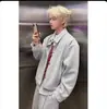 Nueva camisa de estilo Harajuku de dos piezas falsas, simple y elegante, moderna y a la moda, versátil, estilo japonés casual, tendencia artística de Instagram