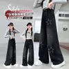 Jeans de Primavera y Otoño para Niños 2026 Nuevo Estilo Coreano Pantalones Anchos Holgados Pantalones Rectos de Moda para Niños