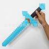 Minecraft Arco e Flecha Jogo Periférico Espada Figura Modelo Brinquedo Descompressão Arma Equipamento Mc Espada de Diamante Picareta
