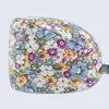 Gorro de enfermera para quirófano transfronterizo, gorro quirúrgico absorbente de sudor, gorro de cúpula para odontología y belleza con cola, turbante para la cabeza de hospital