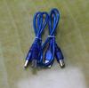 Línea de impresión USB directa de fábrica línea de datos azul transparente línea tejida USB2.0 línea de impresión de aguja transparente