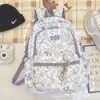 Mochila escolar japonesa femenina ins nicho diseño graffiti Harajuku mochila mochila de gran capacidad para estudiantes de secundaria