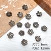 Pingente de Liga Preto Arma Conta Espaçador Torus Tee DIY Colar de Contas Pulseira Acessórios de Joalheria Material de Acessórios