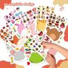 Pegatinas Transfronterizas Fabricación de Pegatinas de Animales Mezcla y Combinación de Animales Suministros para Fiestas Infantiles Manualidades Pegatinas Decorativas