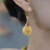 Moda Francesa de Nicho Versátiles Elegantes Pendientes de Rosa para Mujer Lujo Ligero Gama Alta Únicos Populares Pendientes de Flor Pendientes