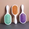 Nuevo peine hueco Amazon de panal para cabello húmedo y seco, peine de malla para peinar, peine de masaje para cabello liso del hogar
