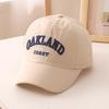 Gorra de béisbol fina con visera de estilo coreano para niños, primavera y otoño, con bordado de letras, para hombres y mujeres, con protección solar, venta al por mayor