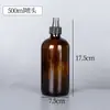 Garrafas de Óleo Essencial Boston Atacado, Frascos Spray, Garrafas de Vidro à Prova de Luz, Frascos Dosadores Portáteis de Loção de Óleo Essencial, Grande Capacidade, Em Estoque