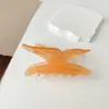 Nuevo Clip de Pelo Acrílico con Forma de Mariposa para la Parte Trasera de la Cabeza Estilo Francés Elegante Pinza de Tiburón Tocado Accesorios para el Cabello para Mujeres
