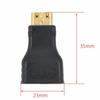 Mini Adaptador HDMI HDMI a Hembra a Mini HDMI Macho HDMI a Hembra a Adaptador C Macho Negro