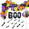 Decoración de Fiesta para Hotel Centro Comercial de Halloween Juego de Letras Blackboo de 16 pulgadas Globos de Letras Aterradoras en Stock