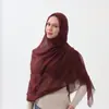 Cachecol de Bolhas Popular Transfronteiriço para Mulheres 2025 Novo Cachecol de Cor Sólida Cachecol Xale Decorativo Quente da Moda Fabricante Atacado