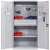 Gabinete de herramientas de hierro para trabajo pesado, caja de herramientas para taller de fábrica, gabinete de almacenamiento de hardware, cajón con ruedas, gabinete de herramientas móvil