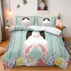 Juego de Cama de Tres Piezas Shein Temu Serie Pascua 3 Juego de Cama Decorativo de Tres Piezas Se Puede Emitir Jit