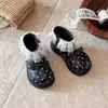 Botines de encaje de lunares para niños, nueva colección otoño 2026, botas elegantes para niñas, colección de otoño para bebés niñas, elegantes botas de princesa