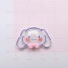 Accesorios de resina transparentes de Sanrio con cara brillante, hechos a mano, con pegamento en crema, para funda de teléfono móvil, horquilla, pegatina para refrigerador, pegatina para zapatos con agujeros