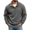 Ropa de hombre para primavera y otoño, talla europea, sudadera casual popular para hombre con cuello alto y manga larga para exteriores, suéter de punto jacquard, sudadera bordada