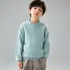 Suéter de Lana 100% Infantil Cuello Redondo Medio Alto Hilo Idea para Niños y Niñas en Otoño e Invierno Suéter Cálido y Versátil Suéter Pulóver