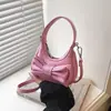 Bolsa de Mão Infantil com Laço Transfronteiriça, Mini Bolsa Lua Doce e Versátil, Acessórios para Meninas, Bolsa Transversal da Moda