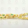 Cuentas de Cristal de Vidrio Brillantes de Alta Gama con Agujero Central, Campana, K9 Premium Electroplateado, 8/10mm, Accesorios para Joyería DIY, Aretes
