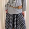 Moda Coreana Nueva Bolso de Cinturón Versátil de Gamuza Bolso de Cintura Elegante Accesorio para Vestido Bolso de Cintura