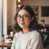 Gafas de Sol Pequeñas de Montura Ovalada, Modernas y Versátiles, Populares en Xiaohongshu, Gafas de Sol Estilo Callejero para Hombres y Mujeres, Aspecto de Alta Gama, Hace que el Rostro Parezca Más Pequeño