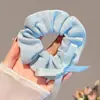 Lenço Quadrado de Tecido de Alta Qualidade para Amarrar o Cabelo, Scrunchie Vintage, Corda Floral para Cabelo Estilo Preguiçoso, Acessório de Cabelo