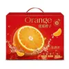 Caja de regalo de frutas plegable portátil naranja, caja de regalo universal para naranjas de ombligo y mandarinas, caja de embalaje de frutas festiva, caja vacía, artículos de Año Nuevo
