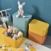 Caja de almacenamiento de color japonés para dormitorio, hogar, oficina, escritorio, artículos diversos, refrigerios, cosméticos, con tapa