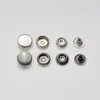 201 Botones de Presión Metálicos Botones para Coser Acero Inoxidable Planos Ropa Botones Ocultos Botones sin Coser Venta al por Mayor de Fabricante
