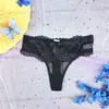 Nova Moda Estrangeira Sexy Renda Cintura Baixa T-Back Fio Dental Sem Costura Respirável Calcinha Feminina
